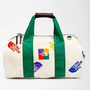 The North Face colorblock chapter one weekender bag